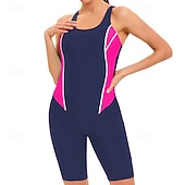 abordables Lycra de surf-Femmes Maillot de bain Maillot Anti UV Protection Solaire UV UPF50+ Sans manches Maillot de Bain Natation Surf Patchwork Été Printemps Automne