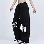 economico Pantaloni da Corsa &amp; Collant-Per donna Pantaloni a gamba larga Pantaloni sportivi della tuta Pantaloni sportivi da salotto Tasca Vita Alta Pantaloni Palestra Athleisure Allenamento Primavera Autunno Di tendenza All'aperto