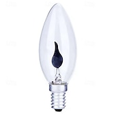 economico Lampadine decorative-lampadine a incandescenza stile tremolante e14/e27, lampadine a candela, lampade a candela di Halloween, lampadine a effetto fiamma a LED
