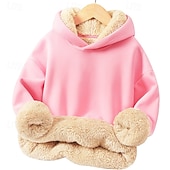 billiga Huvtröjor och tröjor för pojkar-Barn Unisex Pojkar hoodie med dragkedja Ensfärgat Långärmad Vinter Mode Förtjusande Polyester Utomhus