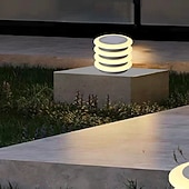economico Lampioni-Lampada da esterno a LED, lampada da terra impermeabile, per cortile, portico, patio, esterno, terrazza, garage, cortile, lanterna da terra esterna