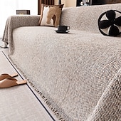 billiga Husdjurssofföverdrag-färgglatt chenille sofföverdrag för husdjur, husdjursvänligt halkfritt sofföverdrag året runt, reptåligt heltäckande soffskydd med ryggstöd, modern enkel stil för vardagsrum