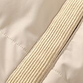 levne Pánské kabáty a parky-Pánské Zimní kabát Puffer bunda Polstrovaná bunda Kapsy Polyester Dovolená Denní nošení Rande Standardní Módní Na běžné nošení Pohodlné Zahřívací Podzim zima Plná / Jednobarevná Černá Růžov