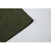 economico giacca sportiva-Per uomo Giacca da Esterno Giacca Tattica Giacca antivento Streetwear Casuale Impermeabile Antivento Tasca Primavera Autunno Tinta unica Casual Collo ripiegato Regolare Nero Blu marino Cachi Verde