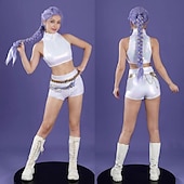 abordables Déguisements pour femmes-Inspiré des idoles coréennes Idole Pop Star Costume Robe Elégante Idole virtuelle for Femmes Adultes Halloween Carnaval Performance Comic-Con Salon de l'Anime