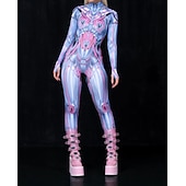 tanie Z nadrukiem-Wzorzyste garnitury Zentai Kostium Cosplay Body Drukowanie Strój karnawałowy Kombinezon zentai Męskie Damskie Dla chłopców seksowny kostium Halloween Kostium na Spektakl Impreza Bal maskowy Dla