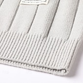 levne pánské svetry vesta-Pánské Svetrová vesta Šaty svetr Pulovrový svetr Vesta Pletený svetr Rýhovaný Kabel Plést Běžné topy Pletený Bez vzoru Do V Módní Na běžné nošení Dovolená Denní nošení Oblečení Podzim Zima Černá Bílá