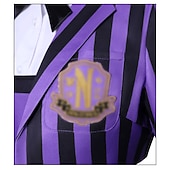 tanie Kostiumy damskie-Gotycki horror Mroczna Akademia Kostium Mundurki szkolne Fantazyjne przebranie Cosplay Kostiumy z filmów for Damskie Doroślu Halloween Karnawał Spektakl Impreza Sukienka