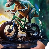 tanie 3D zwierzęta dla chłopca-Dla chłopców 3D Dinozaur Bluza z Kapturem Długi rękaw Wiosna Jesień Moda Moda miejska Dzieci 4-12 lat Kaptur Na zewnątrz Codzienny Regularny