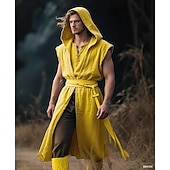 preiswerte Oberteile-Retro Vintage Mittelalterlich Renaissance Weste Tunika Krieger Wikinger Kostüm Herren Vikinger Halloween Karneval Leistung Party LARP Erwachsene Gürtel Ganzjahres