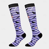 ハロウィンのノベルティアンクルソックス、面白いユニセックススポーツレッグソックス、男性と女性のためのホリデーテーマの圧縮ソックス お買い得  ホームソックス-ハロウィンのノベルティアンクルソックス、面白いユニセックススポーツレッグソックス、男性と女性のためのホリデーテーマの圧縮ソックス