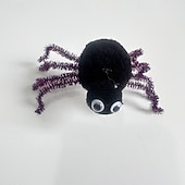 levne Halloweenské kostýmy pro děti-Děti Dívčí Doplňky do vlasů Sladký Venkovní Dovolená SPIDER Černá Bílá