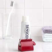 abordables Accessoires pour salle de bains-Machine à presser le dentifrice à roulettes 2 pièces - une méthode de distribution de dentifrice simple et hygiénique !