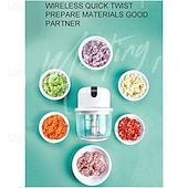 halpa Kodinkoneet-300 ml sähköinen valkosipulilihamylly mini valkosipulimurskain lihamylly pippuripippuripähkinälihamylly