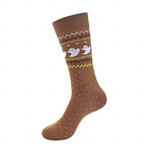 abordables calcetines caseros-Calcetines largos de algodón de Halloween, calcetines con estampado de dibujos animados por encima de la pantorrilla para hombres y mujeres, medias deportivas hasta la rodilla resistentes a los olores
