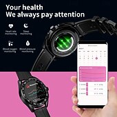 cheap Smartwatch-LOKMAT COMET PRO Smart Watch 1.32 inch Smartwatch Fitness Running Watch Bluetooth Pedometer Call Reminder Activity Tracker Compatible with Android iOS Women Men Long Standby Hands-Free Calls Media