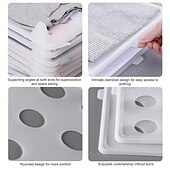 Недорогие Хранение вещей и организация пространства-Складная доска для хранения одежды из 5 предметов, складной органайзер для рубашек в шкафу, легко складывающаяся доска для хранения футболок, брюк и топов, инструмент для экономии места при