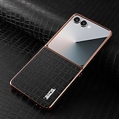 お買い得  サムスン用ケース-電話 ケース 用途 サムスンのギャラクシー Zフリップ7 Zフリップ6 Z Flip 5 Z Flip 4 バックカバー 耐衝撃 レトロ風 TPU PUレザー