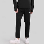 Недорогие Беговые штаны и леггинсы-Муж. Штаны для тренировок спортивные штаны Завышенная Нижняя часть Одежда для спорта и отдыха Для спортивного зала Тренировка Быстровысыхающий Дышащий Баскетбол Бег Йога Стандартный Спортивная одежда