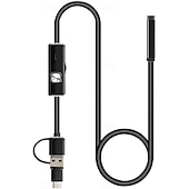 voordelige boor accessoires-Industriële endoscoop voor Android, 200W pixel endoscoop met 25 fps beeldoverdracht, IP67 waterdicht, type-C interface, MFI gecertificeerd, ideaal voor auto- en woninginspecties