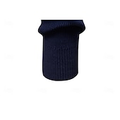 billige Herre Elite Genser og Cardigans-Herre Pullover genser Vaffelstruktur Strikke Crewneck عادي Crew-hals Årgang Kul Skole Feriereise Klær Raglan Ermer Vår Høst Mørk Marineblå Kakifarget S M L