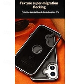 abordables Carcasas iPhone-teléfono Funda Para iPhone 16 15 14 Pro Max Plus 16e 13 Pro Max Funda Trasera Antigolpes Retro TPU Cuero de PU