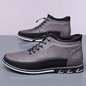 preiswerte Sneaker für Herren-braune High-Top-Wanderschuhe für Herren – bequeme Schnürschuhe für große Füße, Reisen und lange Wanderungen