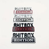  2 st roliga bilemblem 3D-märken – coola ABS-skärmdekaler som är kompatibla med de flesta bilar, lastbilar och stadsjeepar