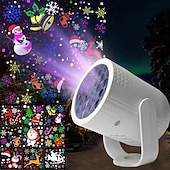 billiga Julklappslampor-jul julgran jul julstämpel jul snöflinga halloween 16 mönster dekoration