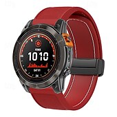preiswerte Garmin-Uhrenarmbänder-Uhrenarmband für Garmin Fenix 8 47mm 51mm 7X 6 6X Pro Epix Pro Instinct 2X Approach S70 S62 S60 Forerunner 955 945 Epix Marq Descent Quatix 22mm 26mm Edelstahl Silikon Ersatz Gurt Schnellspanner