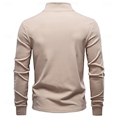 economico Felpe e Sweatshirt Elite da Uomo-Per uomo Felpa con zip corta Nero Blu marino Blu Verde Cachi Collo Alto Semplice Lavoro Sport &amp; Outdoor Casuale senza stampa Cool Casual Maglione Primavera Autunno Abbigliamento Felpe con cappuccio