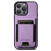 abordables Coques iPhone-téléphone Coque Pour iPhone 17 Pro Max 17 Air 16 16 Plus 16 Pro 16 Pro Max 15 15 14 Pro Max Plus 14 Plus 13 Pro Max Étui Portefeuille avec Support Emplacement Carte Antichoc Rétro TPU faux cuir