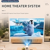 お買い得  プロジェクター-hy300 promax hdミニプロジェクターバッテリーエディションandroidエディションプロジェクター屋外キャンププレーヤー専用スタンバイ時間最大9時間-android 11以上に最適インスタント4kビデオnatをサポート