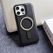 お買い得  iPhone用ケース-電話 ケース 用途 iPhone 16 15 14 Pro Max Plus 16e 13 Pro Max バックカバー 磁石バックル キックスタンド 耐衝撃 レトロ風 TPU PUレザー