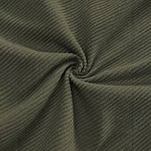 cheap Straight Leg-Men's Corduroy Pants Trousers Slacks Casual Pants Drawstring Elastic Waist Front Pocket Plain Comfort Full Length Outdoor Vacation Home Vacation Fashion Loose Fit Green Stretchy