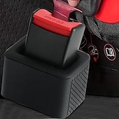 お買い得  車両サービス-シートベルトバックルブースターセット2個、レセプタクルを直立させて簡単にアクセスできるようにする、子供用のユニバーサル車両シートベルトバックル