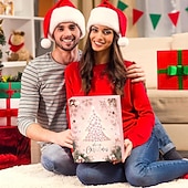 Недорогие Адвент-календарь-Рождественский адвент-календарь, украшения 2025 для девочек, подарок на 24 дня, модный браслет, ожерелье, кольцо, серьги, подарок для детей и подростков, женщин.