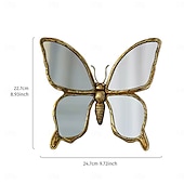 olcso fali szobrok-vintage kopott gyanta pillangó &amp;szitakötős faliszőnyegek – kreatív nappali háttér faldekoráció &amp;otthoni művészeti kézművesség