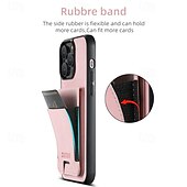 abordables Coques iPhone-téléphone Coque Pour iPhone 17 Pro Max 17 Air 16 16 Plus 16 Pro 16 Pro Max 15 15 14 Pro Max Plus 14 Plus 13 Pro Max Étui Portefeuille avec Support Emplacement Carte Antichoc Rétro TPU faux cuir
