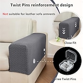 abordables Funda para asientos y reposabrazos de sofá-Fundas mágicas para reposabrazos de sofá reclinable, fundas protectoras para reposabrazos de silla (juego de 2)