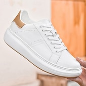 billiga Herrsneakers-Vita herrsneakers - stilren och mångsidig, för aktiva herrar inom sport och vardagsbruk