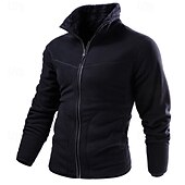 levne Fleece a 3 v 1 bundy-Pánské Dağcı Ceketi Fleecová bunda Termo bunda Zima Venkovní Termální Vrchní část oděvu Tmavě šedá Tmavomodrá