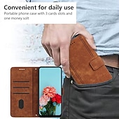 abordables Carcasas iPhone-teléfono Funda Para iPhone 17 Air 16 15 14 Pro Max Plus 16e 13 Pro Max Mini Funda Trasera con correa de muñeca Caballete Ranura para tarjetas Retro TPU Cuero de PU