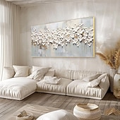 Χαμηλού Κόστους Πίνακες με Λουλούδια/Φυτά-χειροποίητες τρισδιάστατες ελαιογραφίες mintura υφή λουλουδιών τοπίου σε καμβά τέχνη τοίχου διακόσμηση μοντέρνα αφηρημένη εικόνα για διακόσμηση σπιτιού τυλιγμένη χωρίς πλαίσιο μη τεντωμένη ζωγραφική