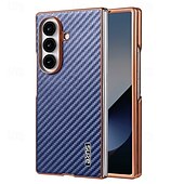 Недорогие Чехлы для Samsung-телефон Кейс для Назначение SSamsung Galaxy Z-образный сгиб 7 Z-сгиб 6 Z Fold 5 Z Fold 4 Кейс на заднюю панель Защита от удара Ретро ТПУ Кожа PU