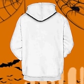 olcso Pulcsik-Azt Pennywise Kapucnis felsőrész Pullover Karakter Grafikus Kompatibilitás Férfi Női Uniszex Felnőttek Mindszentek napja Farsang 3D nyomtatás Teljesítmény Parti