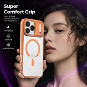 halpa iPhone-kotelot-puhelin Etui Käyttötarkoitus Samsung Galaxy 17 Air 16 15 14 Pro Max Plus 16e 13 Pro Max Takakuori Tukee langatonta latausta Iskunkestävä Väri kaltevuus TPU PC