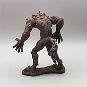 billiga Halloween-Forntida europeisk varulvsdockamodell för västerländsk fantasy, hållbar PVC-halloweendekoration &amp;rekvisita samlarutgåva för rollspel, perfekt för jul-, påsk- och födelsedagspresenter