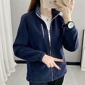 levne Fleece a 3 v 1 bundy-Dámské Dağcı Ceketi Fleecová bunda Termo bunda Zima Venkovní Termální Vrchní část oděvu Modrá Tmavomodrá Světle modrá