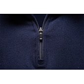 economico Felpe e Sweatshirt Elite da Uomo-Per uomo Felpa con zip corta Nero Blu marino Blu Verde Cachi Collo Alto Semplice Lavoro Sport &amp; Outdoor Casuale senza stampa Cool Casual Maglione Primavera Autunno Abbigliamento Felpe con cappuccio